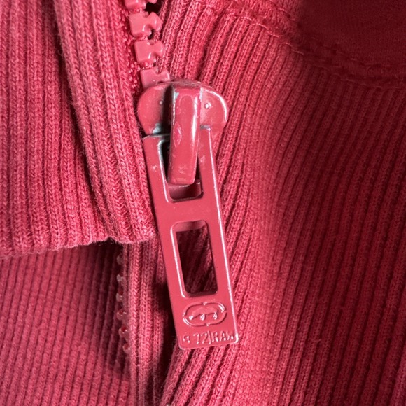 Vintage Ecko Unltd Mens Baggy Hoodie XXL Red Full Zip Y2K Spellout‎ Embroidered - Picture 8 of 10